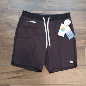 Vuori Men's Swim Trunks in Dark Brown